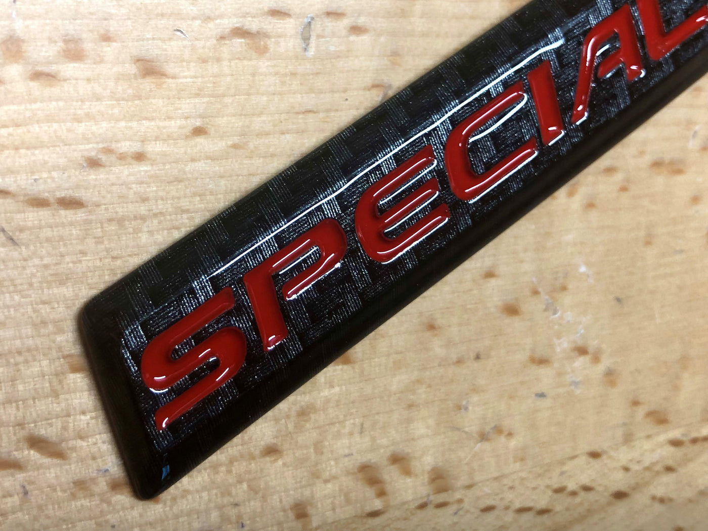 Acura Special Edition Red & Black Carbon Fiber Emblem