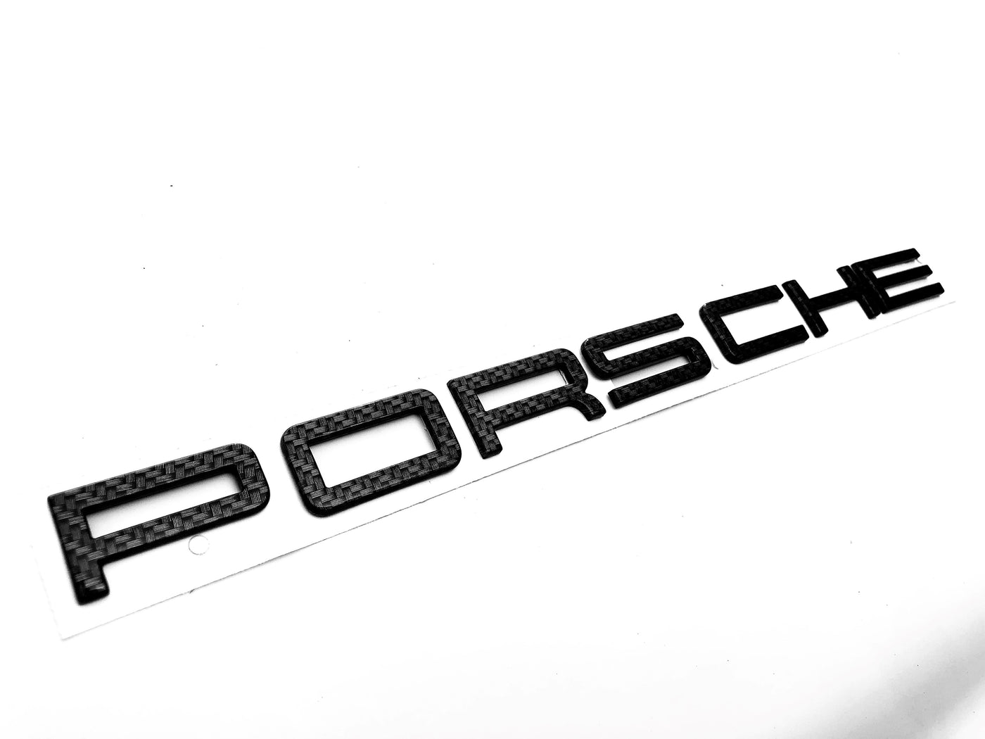 Porsche Macan Carbon Fiber Nameplate "PORSCHE"