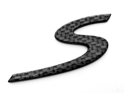 Porsche Macan Carbon Fiber "S" Emblem