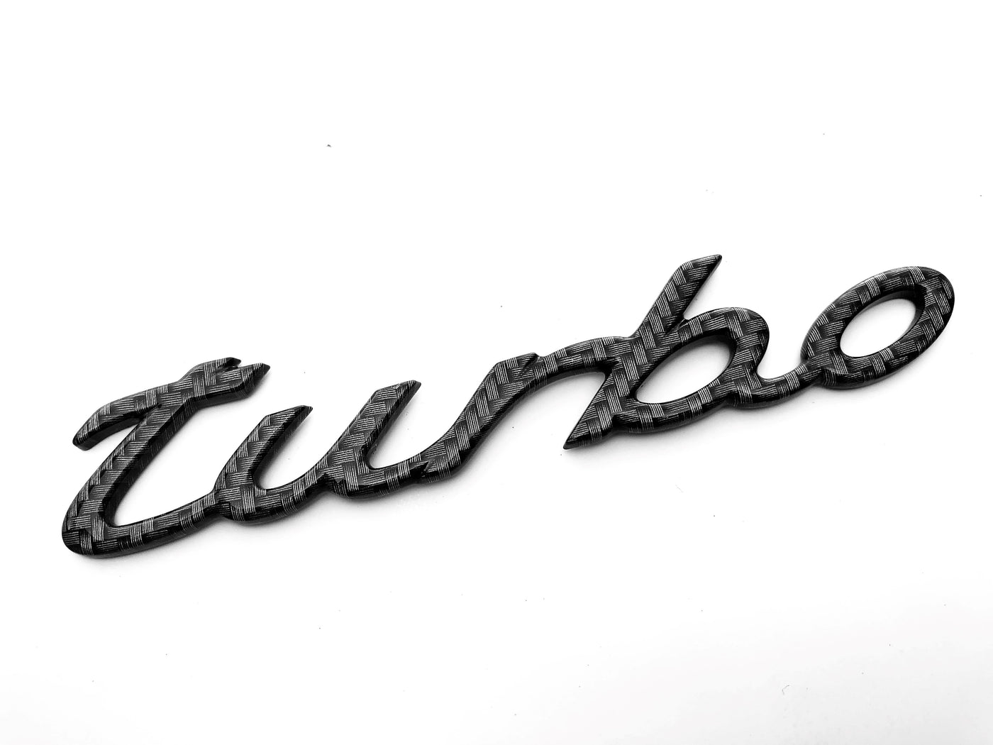 Porsche Macan Carbon Fiber "Turbo" Emblem