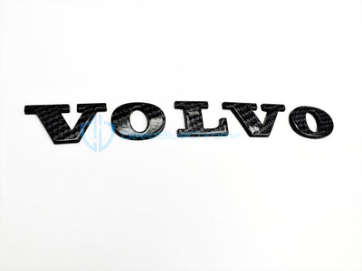 "Volvo" Hydrographic Carbon Fiber Rear Emblem
