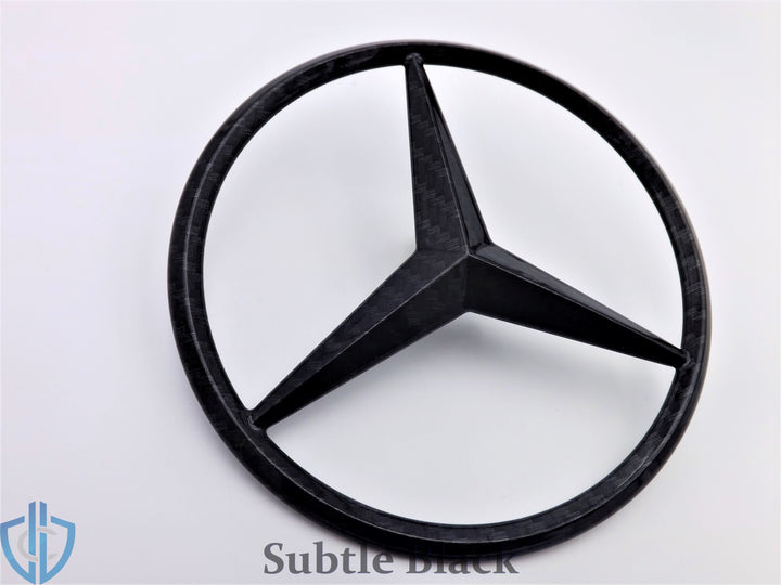 C300 AMG Black Replacement Trunk Emblem – Mercedes Rear Badge Decal, Adhesive