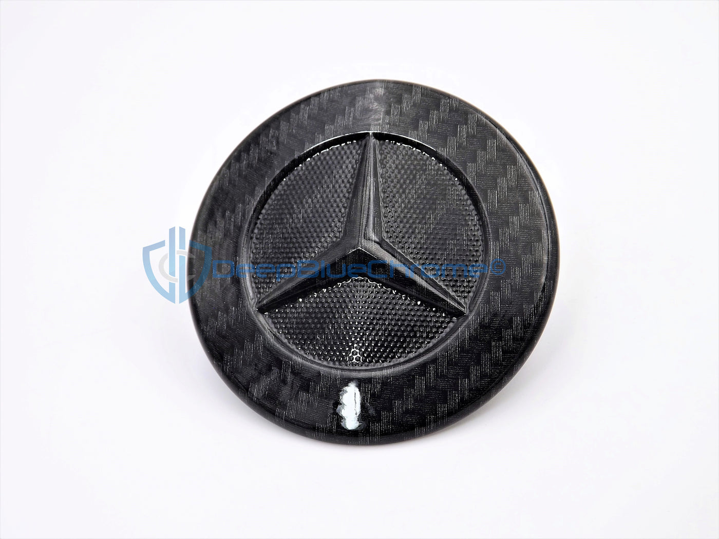 FIT Mercedes Benz Star Flat Hood Bonnet Logo Emblem Badge High Gloss 57mm