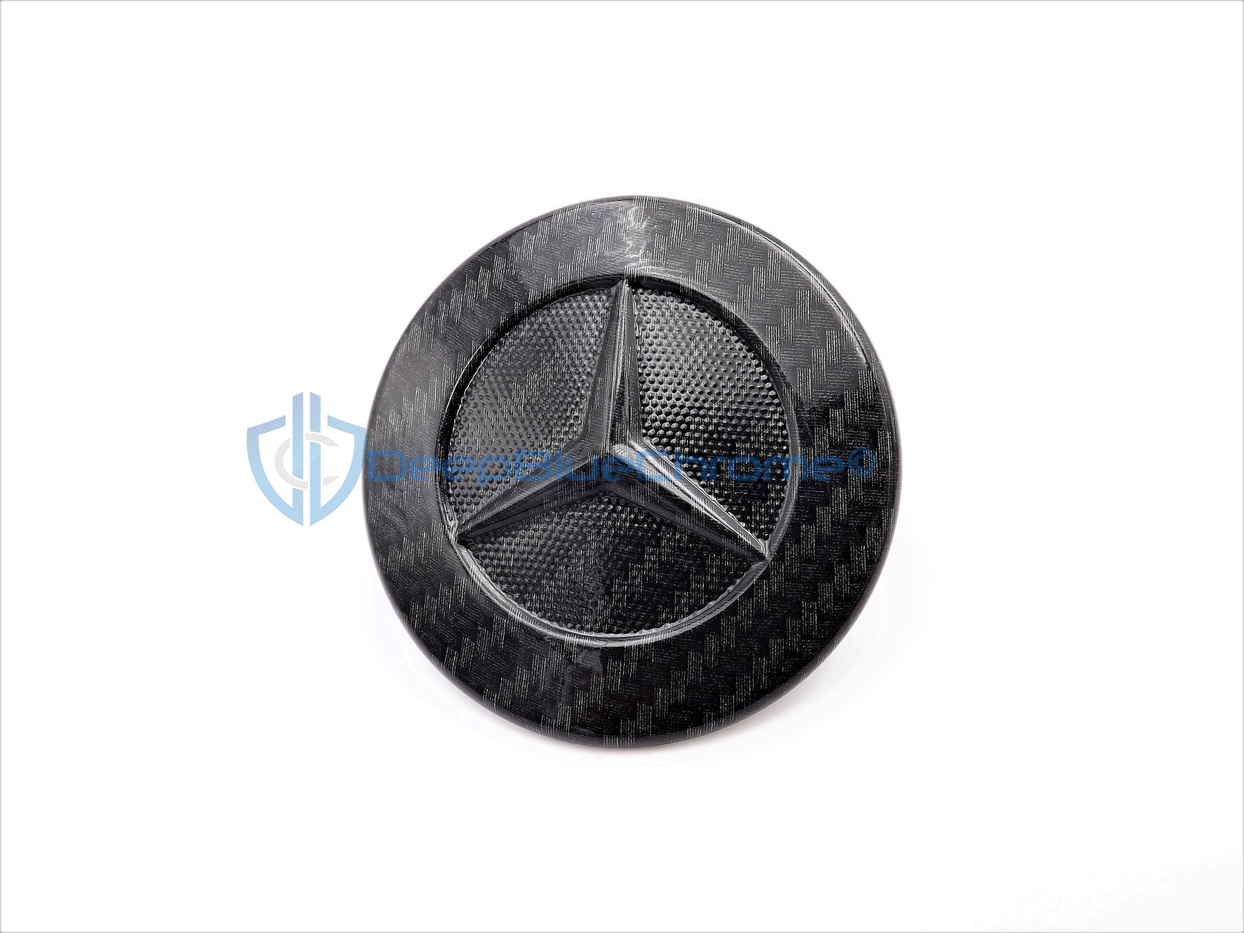 Mercedes Emblem Logo Badge Black Bling Carbon Fibre Bejeweled Diamond  Crystal Car Emblem A B C E CLA GLA GLK SLK
